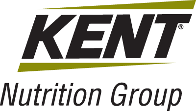 Kent Nutrition Group logo with bold black lettering and angled green accent line.